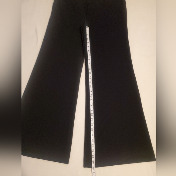 ANTHROPOLOGIE black Pants Women's Size 6 (28) High Rise Wide Leg Pants. - Picture 8 of 8